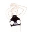 Топ Sharon Sloane з відкритими грудьми, чорний - Фото №1