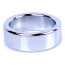 Эрекционное кольцо Boss Series Metal Cock Ring Small, серебряное - Фото №4