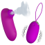 Симулятор орального секса + виброяйцо Pretty Love Orthus, фиолетовый - Фото №5