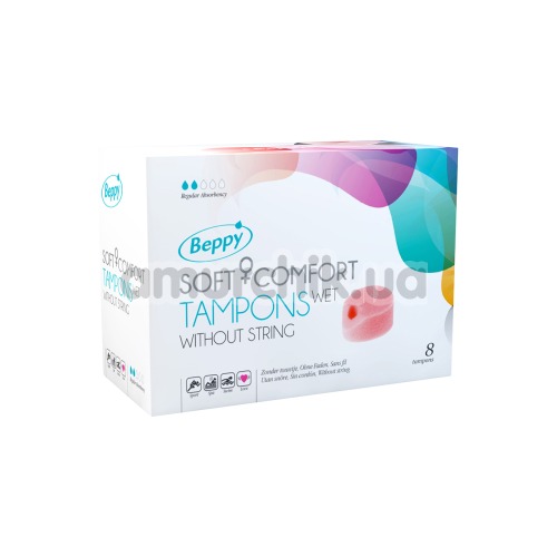 Тампон Beppy Soft Comfort Tampons Wet Without String