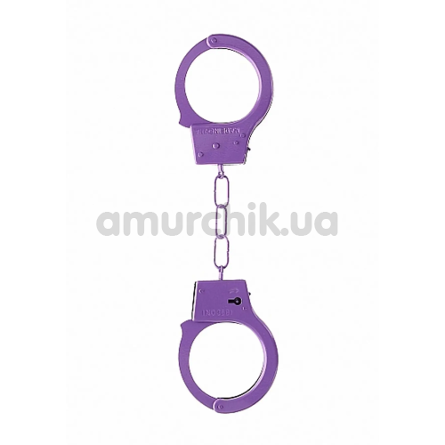 Наручники Ouch! Beginner's Handcuffs, фиолетовые