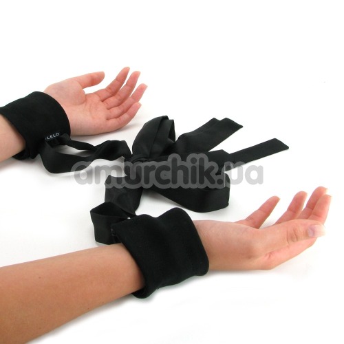 Наручники Lelo Etherea Silk Cuffs, черные