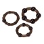 Набір ерекційних кілець Ultra Soft & Stretchy Pro Rings Black, 3 шт - Фото №1