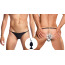 Труси чоловічі з анальною пробкою Art of Sex Sexy Panties With Silicone Plug L, чорні - Фото №1