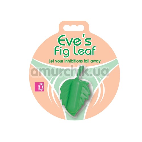 Клиторальный вибратор Eve's Fig Leaf, зеленый