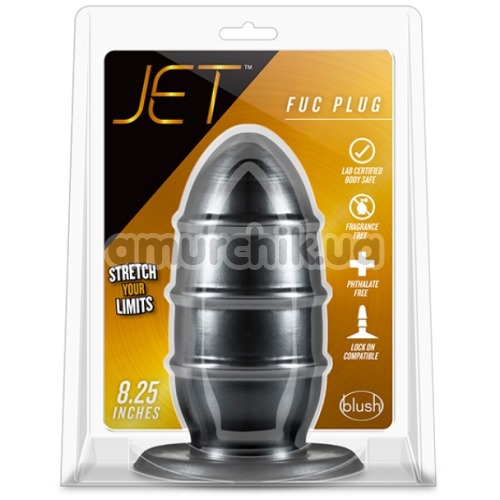 Анальная пробка Jet Fuc Plug, черная