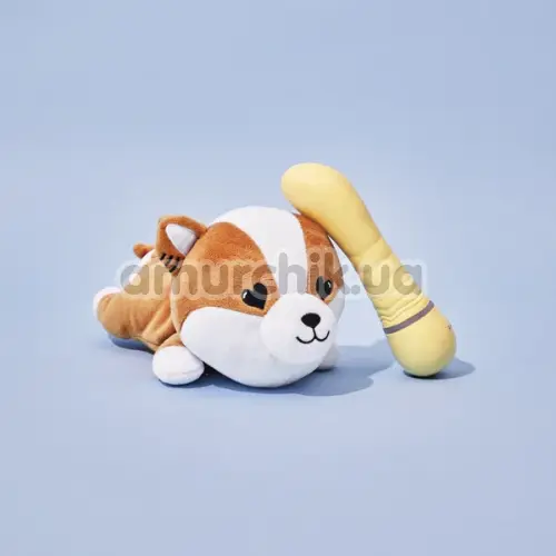 Чехол для хранения секс-игрушек Friday Bae Plush Shibae In Love, коричневый