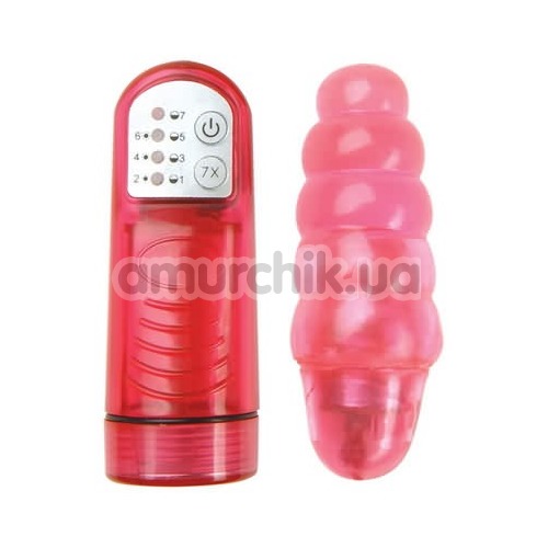 Клиторальный вибратор Grrl Toyz Pink Lemonade Swirl Spot Lollipop, розовый