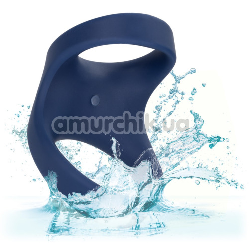 Виброкольцо для члена Viceroy Rechargeable Max Dual Ring, синее
