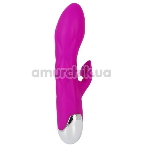 Вібратор XouXou Super Soft Silicone Sucking Vibrator, рожевий