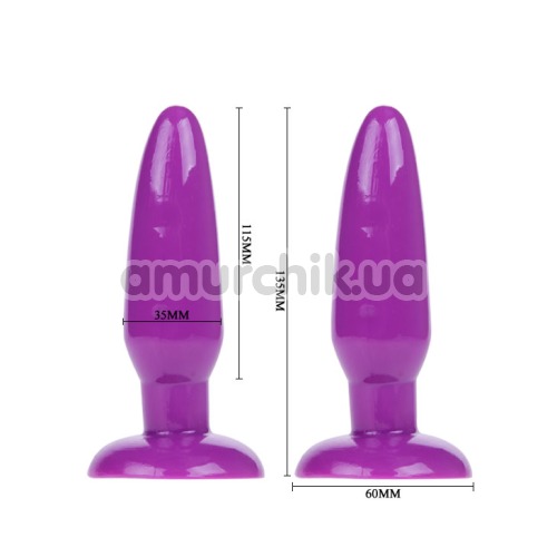 Анальна пробка Butt Plug Anal Toy, фіолетова