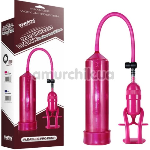 Вакуумная помпа Maximizer Worx Limited Edition Pump, розовая