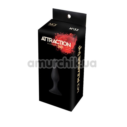 Анальная пробка Mai Attraction Pleasure Toys №33, черная
