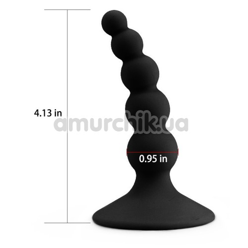Анальная пробка Lovetoy Lure Me Butt Plug Ergonomic Slimline Design, черная