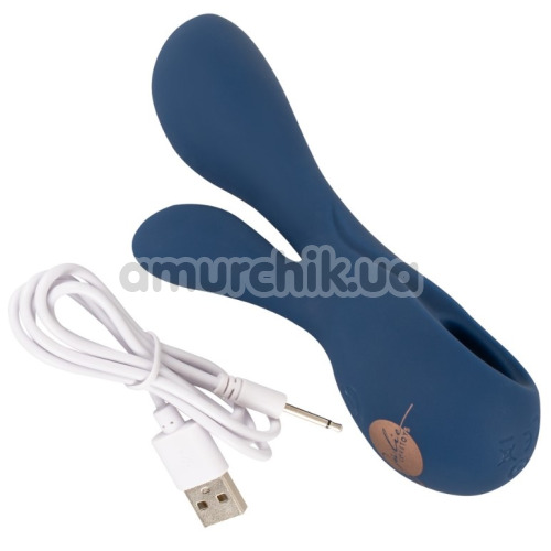 Вібратор Julie Lovetoys Mini Rabbit Vibrator, синій