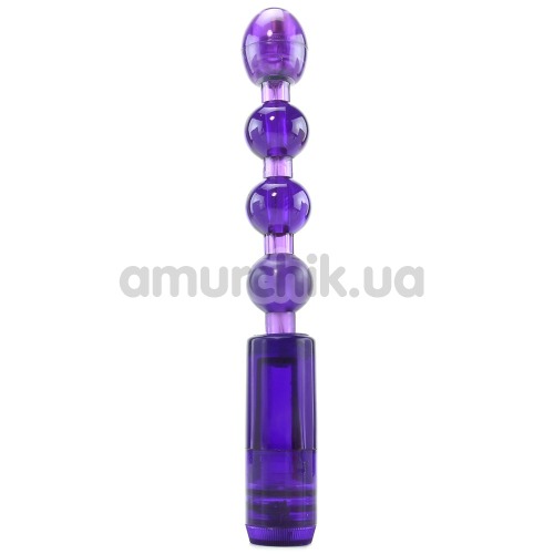 Анальний вібратор Anal Beads, фіолетовий - Фото №1