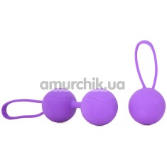 Вагинальные шарики Shibari Pleasure Kegel Balls, фиолетовые - Фото №1