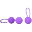 Вагинальные шарики Shibari Pleasure Kegel Balls, фиолетовые - Фото №0