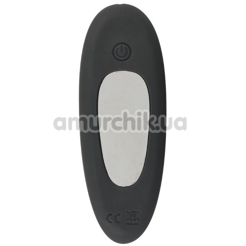 Анальная пробка с вибрацией XouXou Vibrating Expander Butt Plug, черная