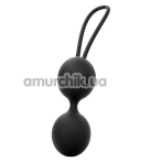 Вагинальные шарики Dorcel Dual Balls Boules De Geisha, черные - Фото №1