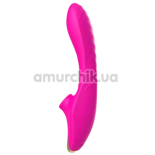 Симулятор орального секса для женщин с вибрацией DuDu E01, розовый