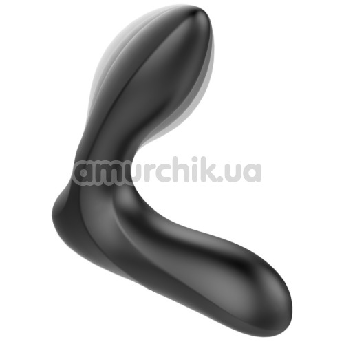 Вібростимулятор простати XouXou Inflatable Vibrating Butt Plug, чорний