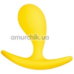 Анальна пробка ToDo Anal Plug Blob, жовта - Фото №1