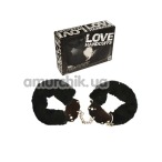 Наручники Love Handcuffs, черные - Фото №1