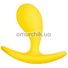 Анальная пробка ToDo Anal Plug Blob, желтая - Фото №1