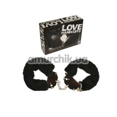 Наручники Love Handcuffs, черные - Фото №1