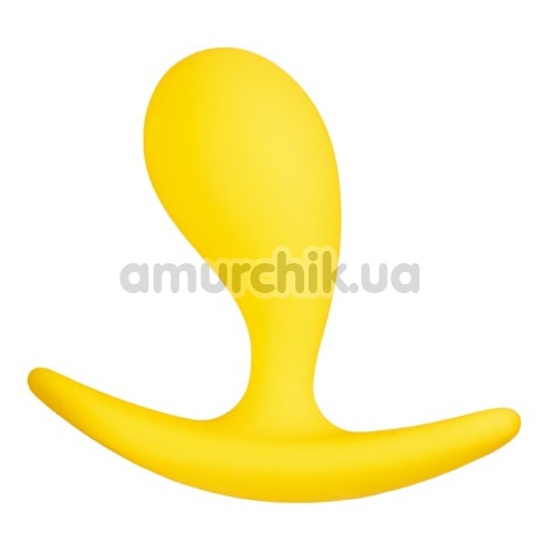 Анальная пробка ToDo Anal Plug Blob, желтая - Фото №1