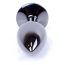 Анальная пробка с фиолетовым кристаллом Exclusivity Jewellery Dark Silver Plug, серебряная - Фото №5