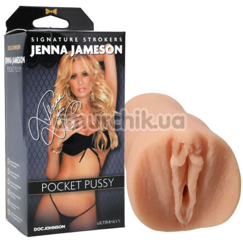 Искусственная вагина Signature Strokers Jenna Jameson Pocket Pussy, телесная