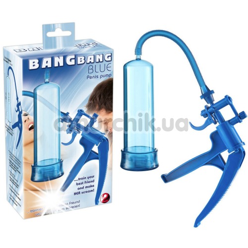 Вакуумна помпа Bang Bang Penis Pump, синя