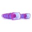 Набор анальных пробок Crystal Jellies Anal Delight Trainer Kit, фиолетовый - Фото №6