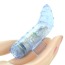 Вибронапалечник для стимуляции клитора Waterproof Finger Fun, голубой - Фото №5