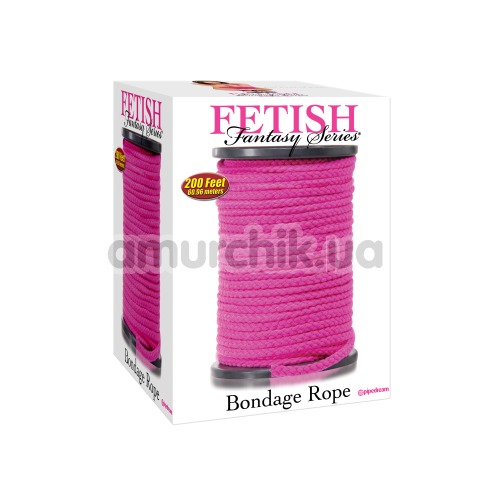 Веревка Bondage Rope, розовая