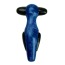 Анальная пробка Sensual Plug Medium Blue, синяя - Фото №0