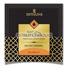 Лубрикант Sensuva Natural Water-Based Salted Caramel - соленая карамель, 6 мл - Фото №1