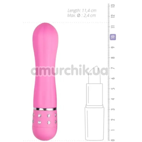 Вибратор Easy Toys Diamond Vibrator с расширением, розовый