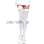Чулки Leg Avenue Luna Thigh High Stockings, белые - Фото №1
