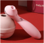 Симулятор орального секса для женщин с вибрацией KissToy Polly Plus, розовый - Фото №4
