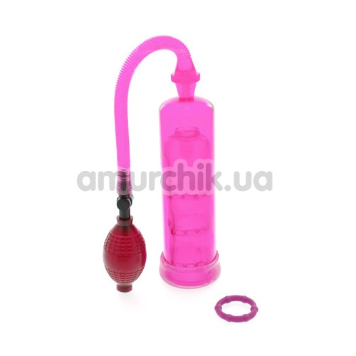Помпа для увеличения пениса Extreme Enlargement Pump, розовая - Фото №1