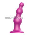 Фалоімітатор Strap-On-Me Dildo Plug Beads L, рожевий - Фото №1