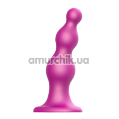 Фалоімітатор Strap-On-Me Dildo Plug Beads L, рожевий - Фото №1