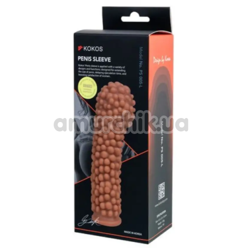 Насадка на пенис Kokos Penis Sleeve PS 005-L, телесная