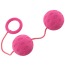 Вагинальные шарики Pink Balls, розовые - Фото №1