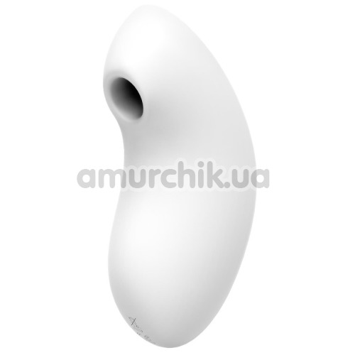 Симулятор орального секса для женщин с вибрацией Satisfyer Vulva Lover 2, белый - Фото №1