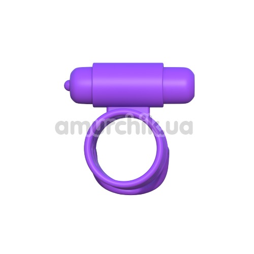 Насадка на пеніс з вібрацією Fantasy C-Ringz Vibrating Couples Cage, фіолетова