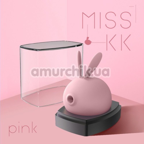 Симулятор орального сексу для жінок з вібрацією KissToy Miss КК, рожевий